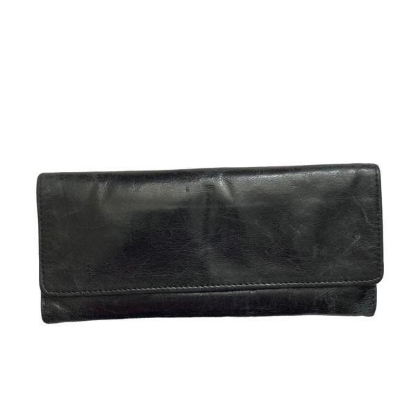 Hobo black leather wallet - Picture 1 of 11